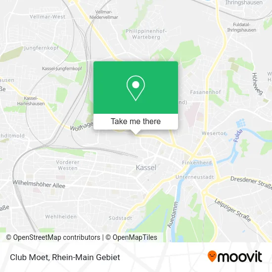 Карта Club Moet