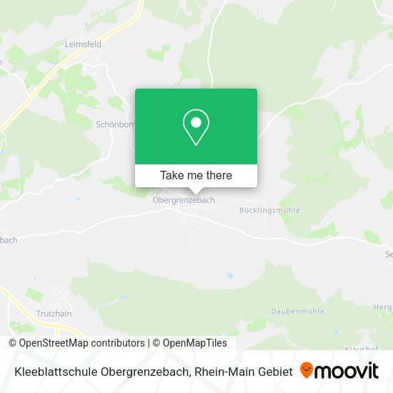 Карта Kleeblattschule Obergrenzebach