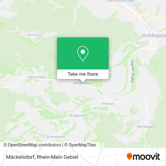 Карта Mäckelsdorf