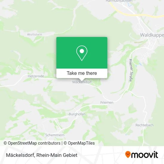 Карта Mäckelsdorf