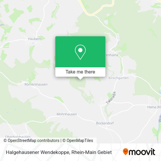 Карта Halgehausener Wendekoppe