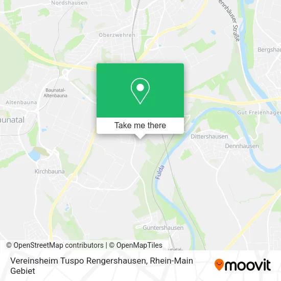 Карта Vereinsheim Tuspo Rengershausen