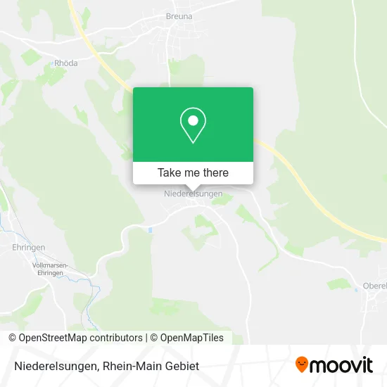 Карта Niederelsungen