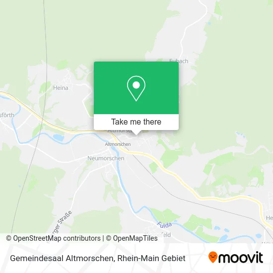Карта Gemeindesaal Altmorschen
