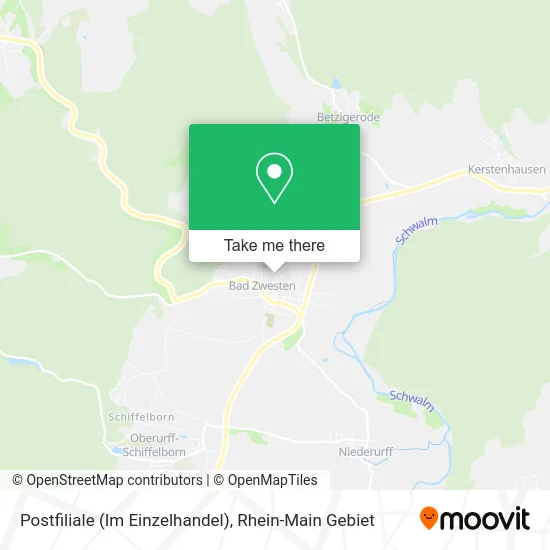 Карта Postfiliale (Im Einzelhandel)