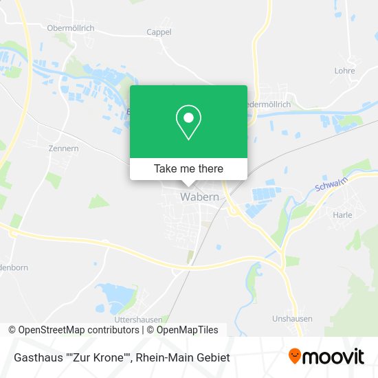Карта Gasthaus ""Zur Krone""