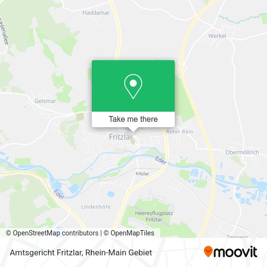 Карта Amtsgericht Fritzlar