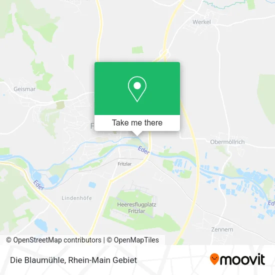 Карта Die Blaumühle