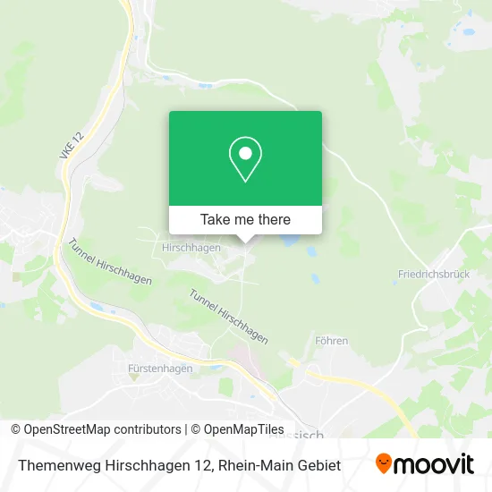 Карта Themenweg Hirschhagen 12