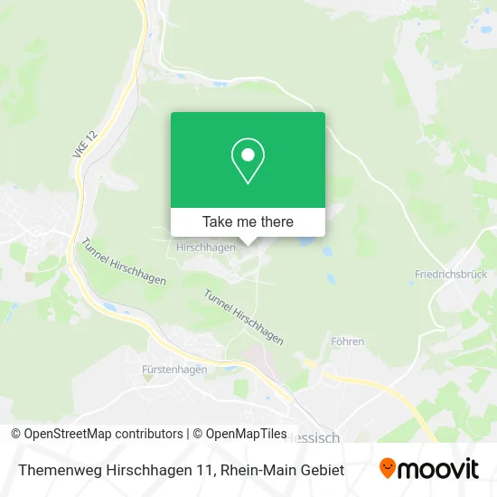 Карта Themenweg Hirschhagen 11