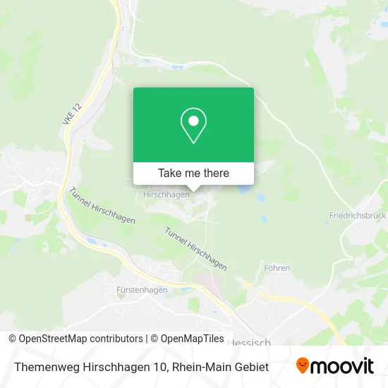 Карта Themenweg Hirschhagen 10