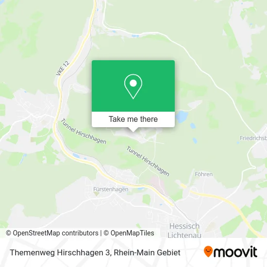 Карта Themenweg Hirschhagen 3
