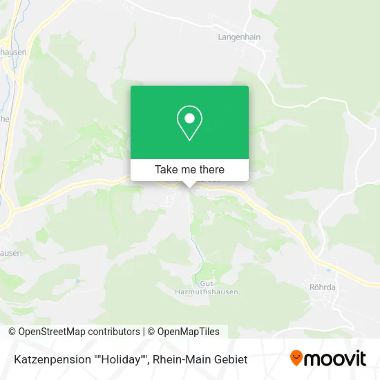 Карта Katzenpension ""Holiday""