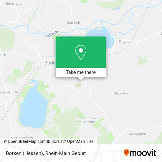 Карта Borken (Hessen)