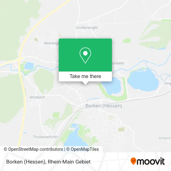 Карта Borken (Hessen)