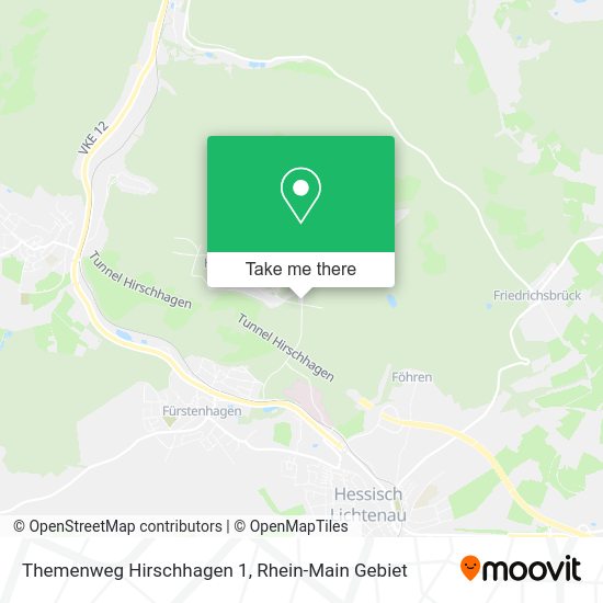 Карта Themenweg Hirschhagen 1