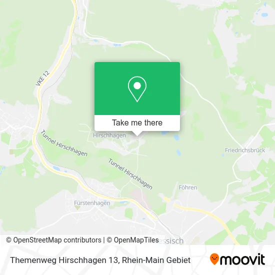 Карта Themenweg Hirschhagen 13