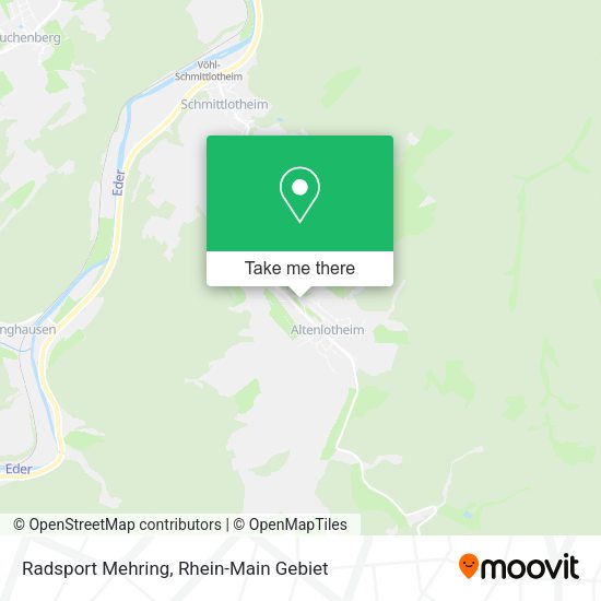 Карта Radsport Mehring
