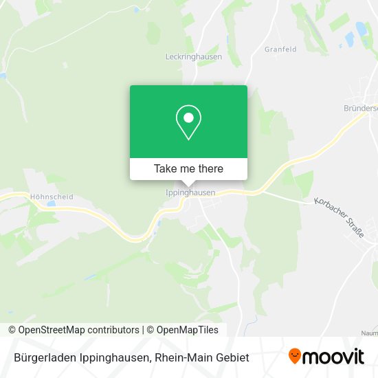 Карта Bürgerladen Ippinghausen