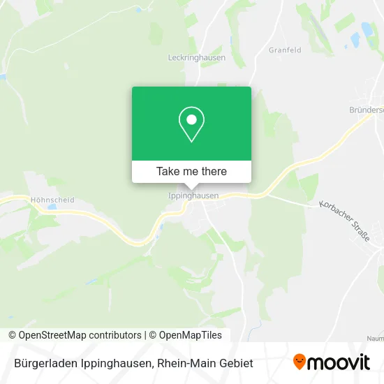 Карта Bürgerladen Ippinghausen