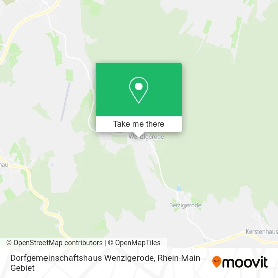 Карта Dorfgemeinschaftshaus Wenzigerode