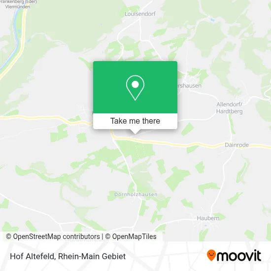 Hof Altefeld map