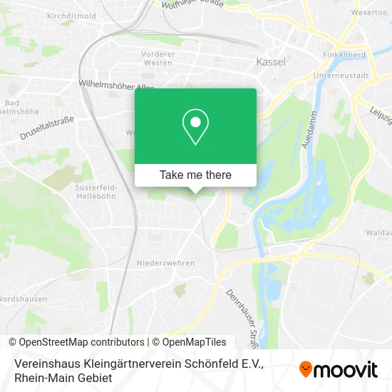 Карта Vereinshaus Kleingärtnerverein Schönfeld E.V.