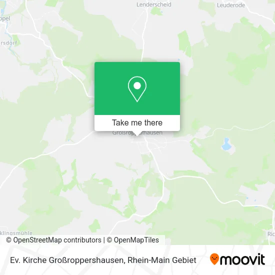 Карта Ev. Kirche Großroppershausen