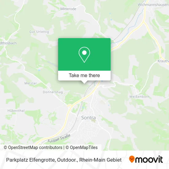 Карта Parkplatz Elfengrotte, Outdoor.