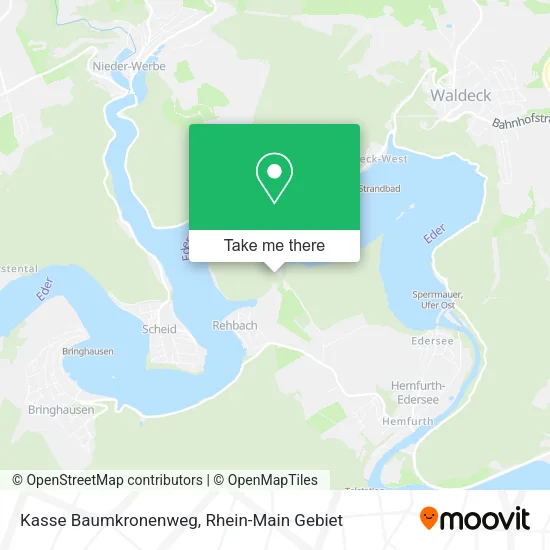 Карта Kasse Baumkronenweg
