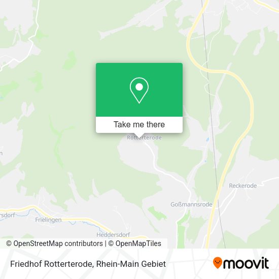 Карта Friedhof Rotterterode