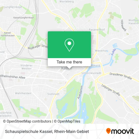Карта Schauspielschule Kassel