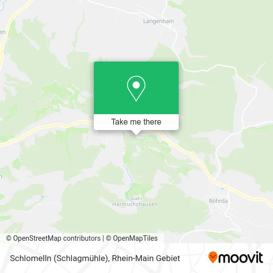 Карта Schlomelln (Schlagmühle)