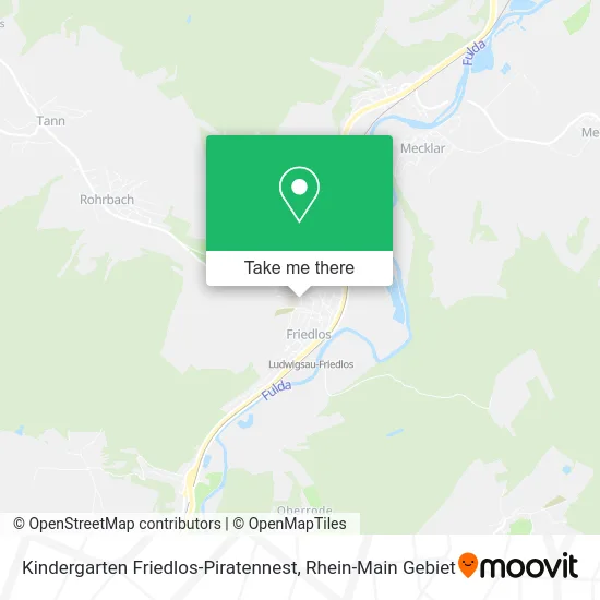 Карта Kindergarten Friedlos-Piratennest