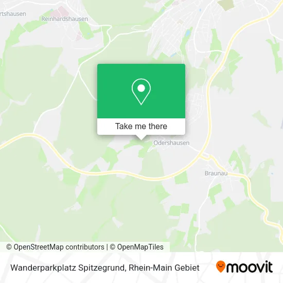 Карта Wanderparkplatz Spitzegrund