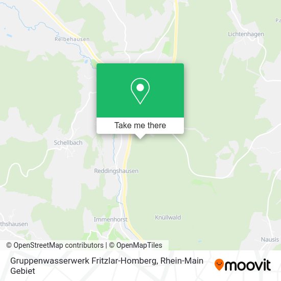 Карта Gruppenwasserwerk Fritzlar-Homberg