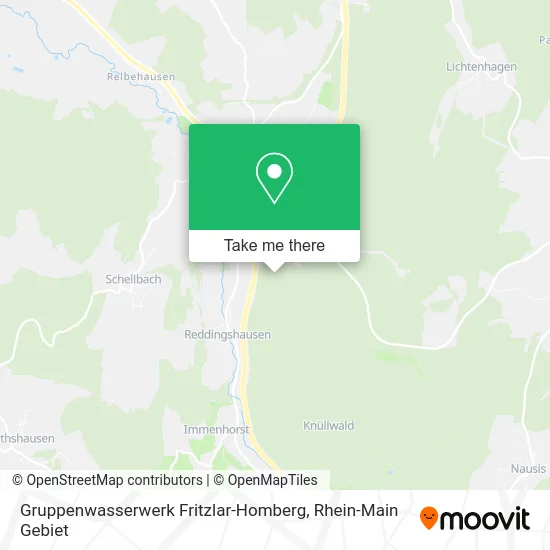 Карта Gruppenwasserwerk Fritzlar-Homberg