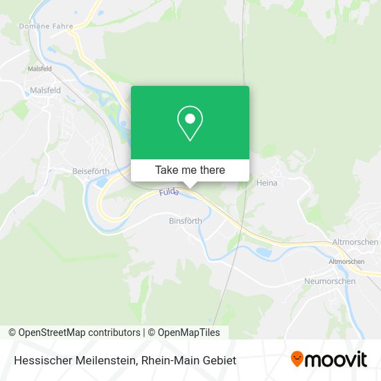 Карта Hessischer Meilenstein