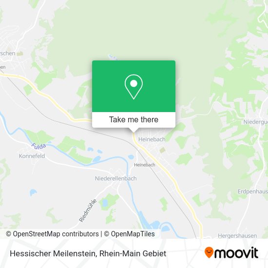 Карта Hessischer Meilenstein