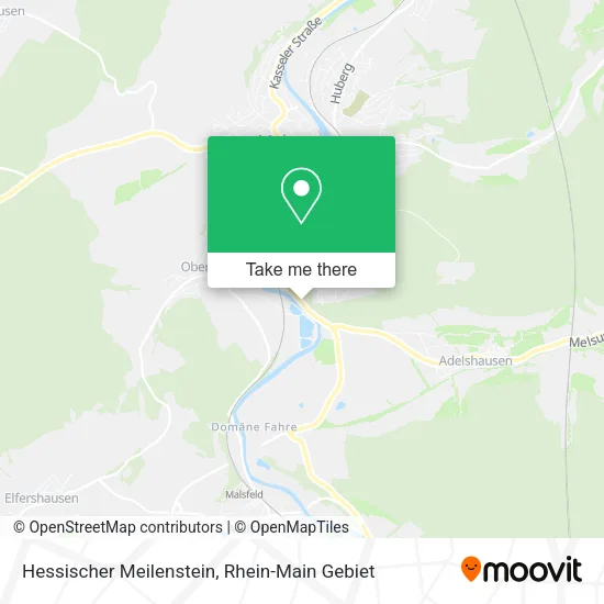 Карта Hessischer Meilenstein