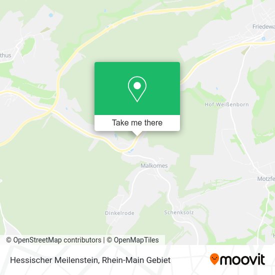 Карта Hessischer Meilenstein
