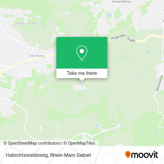 Карта Habichtswaldsteig