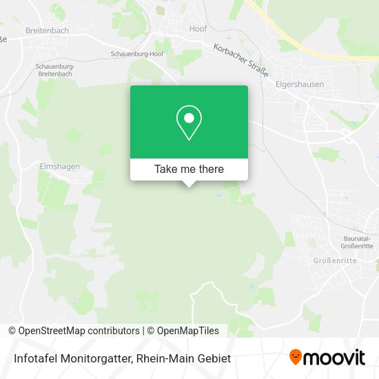 Карта Infotafel Monitorgatter