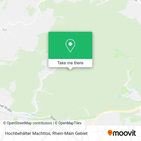 Карта Hochbehälter Machtlos