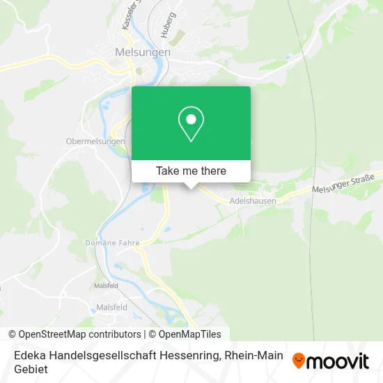 Edeka Handelsgesellschaft Hessenring map