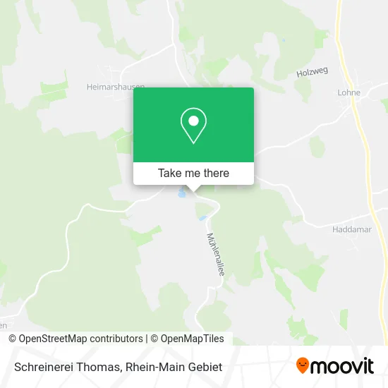 Карта Schreinerei Thomas