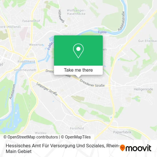 Карта Hessisches Amt Für Versorgung Und Soziales