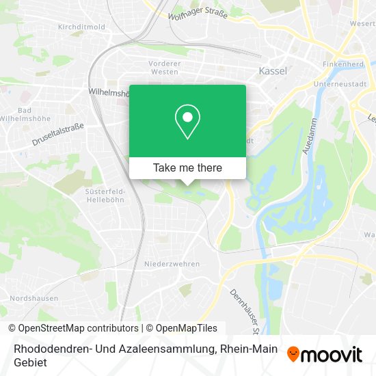 Карта Rhododendren- Und Azaleensammlung