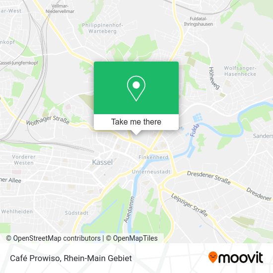 Карта Café Prowiso