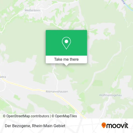 Карта Der Bezogene